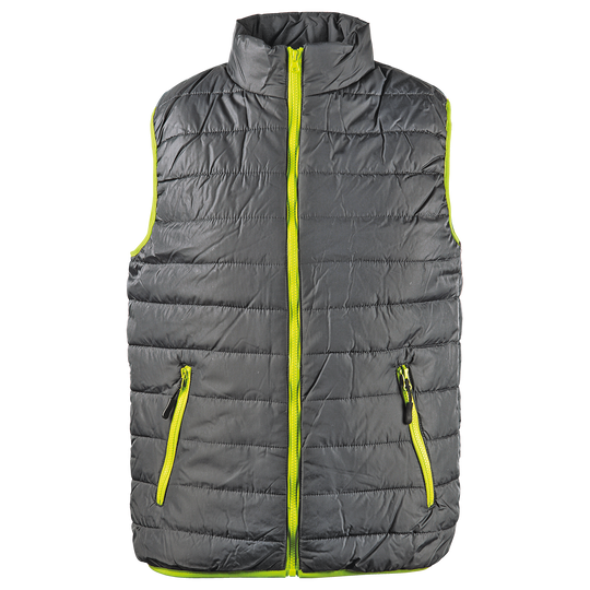 Men's vest GREY/GREEN SPEEDY DARK