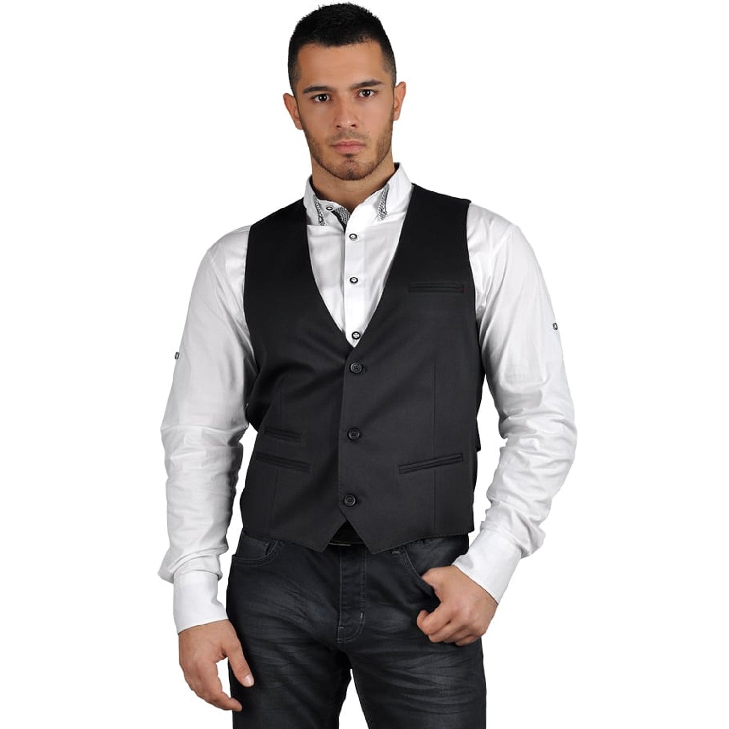 Men's vest RAGE BLACK