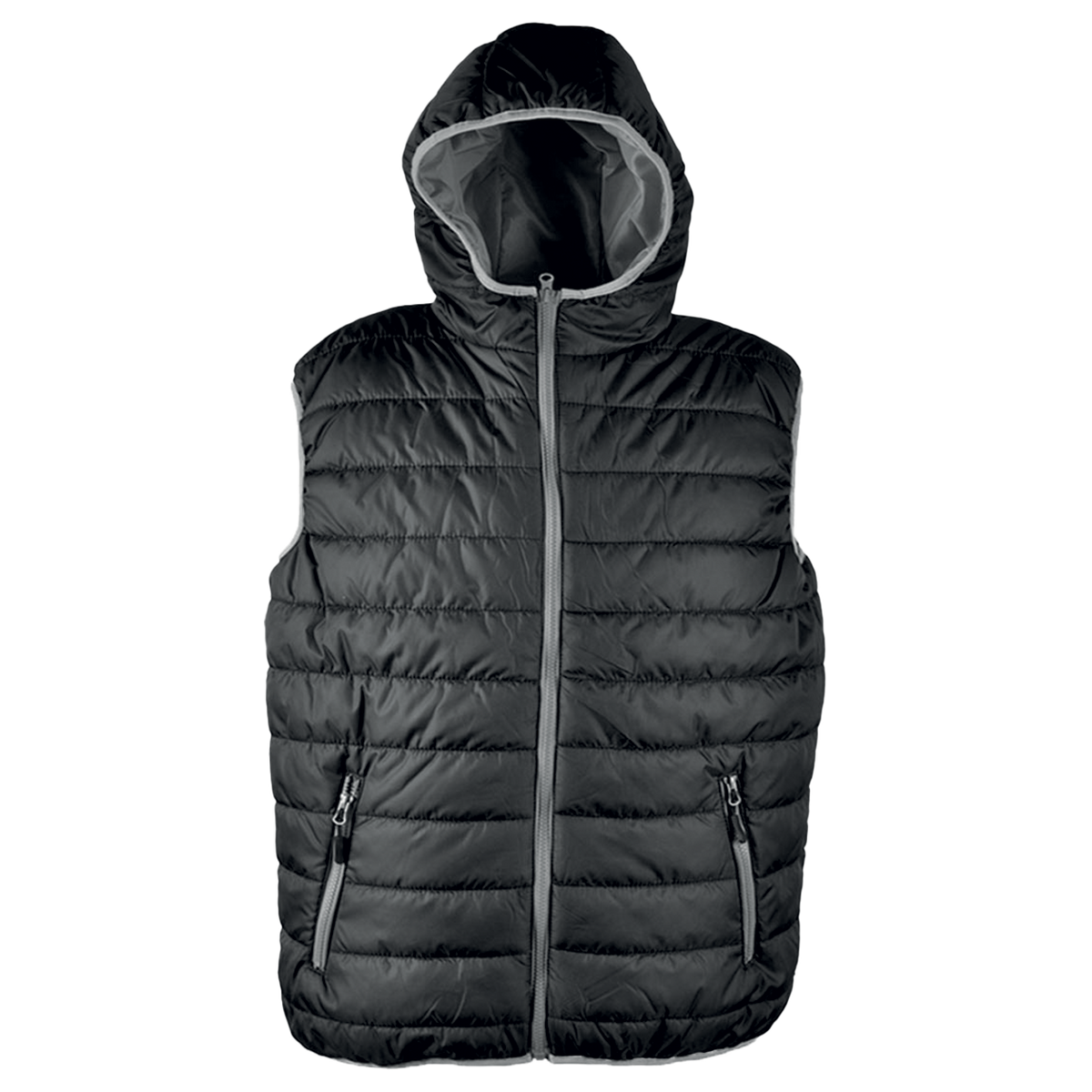 Men's vest SPEEDY HOOD VEST BLACK/GREY