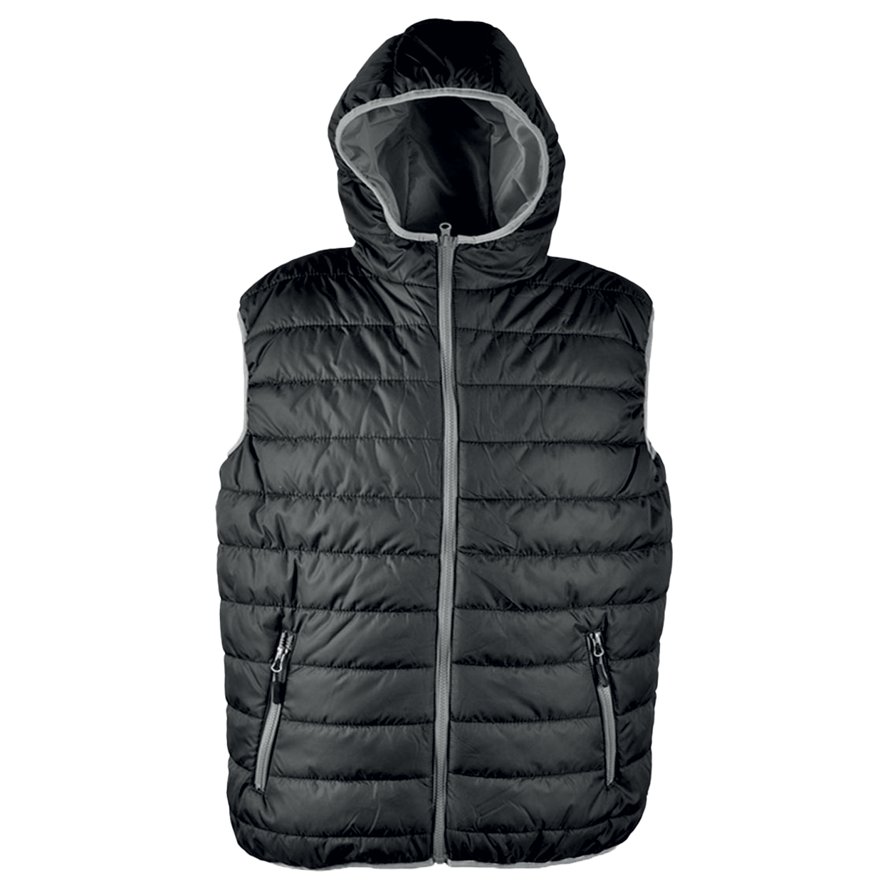 Men's vest SPEEDY HOOD VEST BLACK/GREY