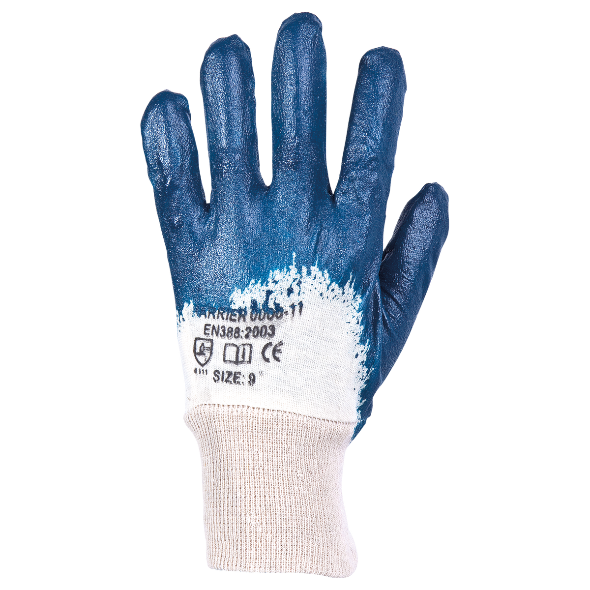 Nitrile dipped gloves HAZEL BLUE