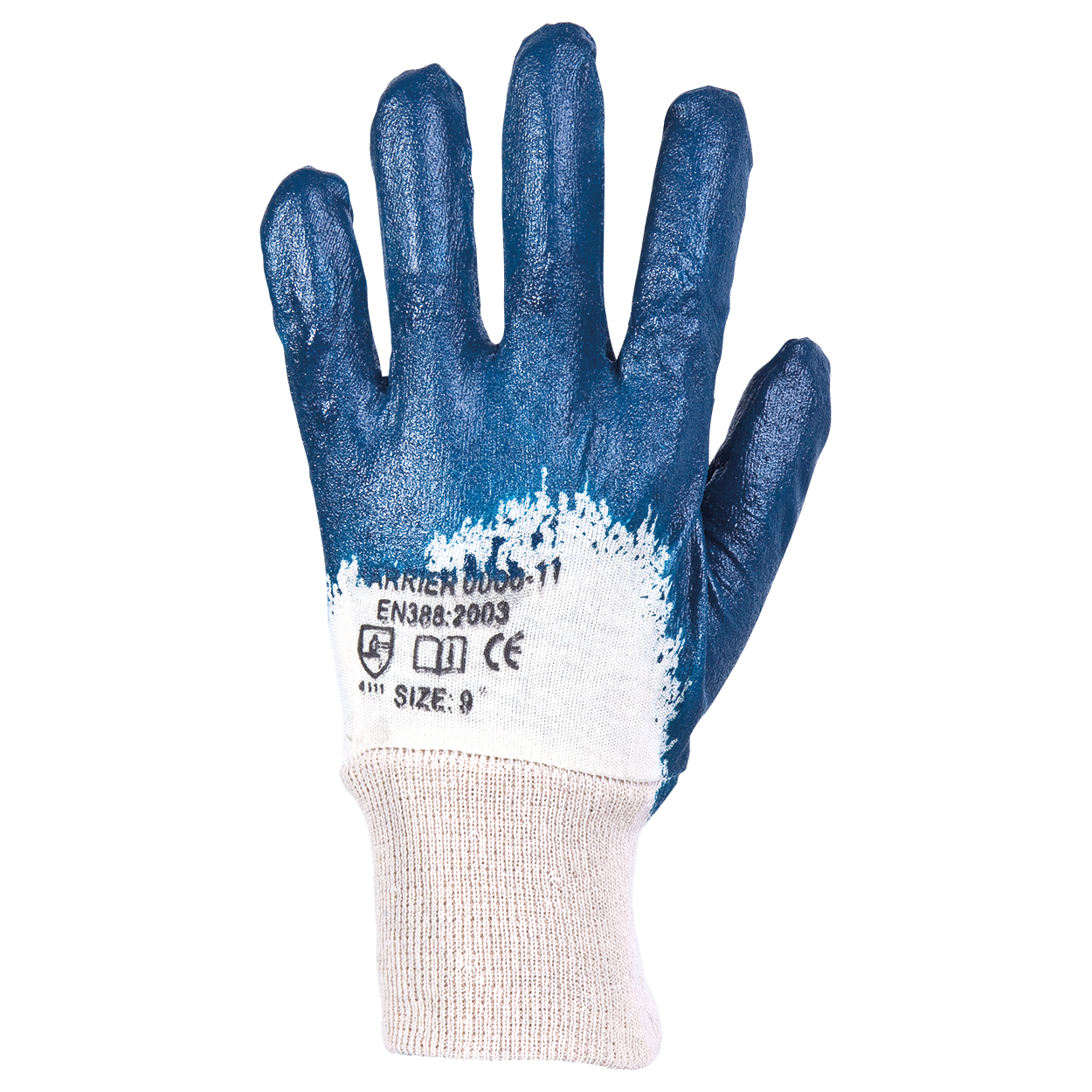 Nitrile dipped gloves HAZEL BLUE