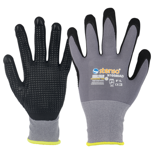 Nitrile dipped gloves NITRO DOTS