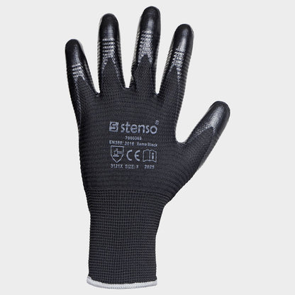 Γάντια βουτηγμένα σε νιτρίλιο XEMA BLACK - 3