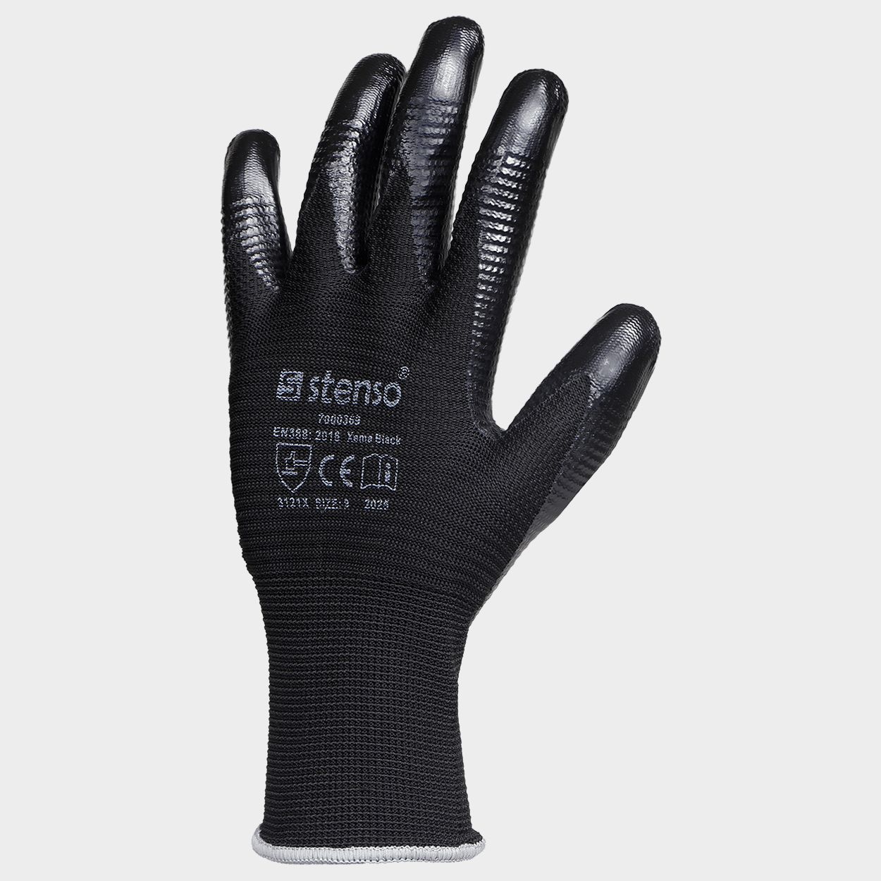 Γάντια βουτηγμένα σε νιτρίλιο XEMA BLACK - 4