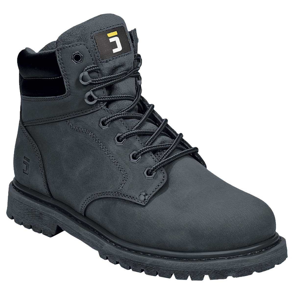 Обувки от набук BK FARMER ANKLE BLACK