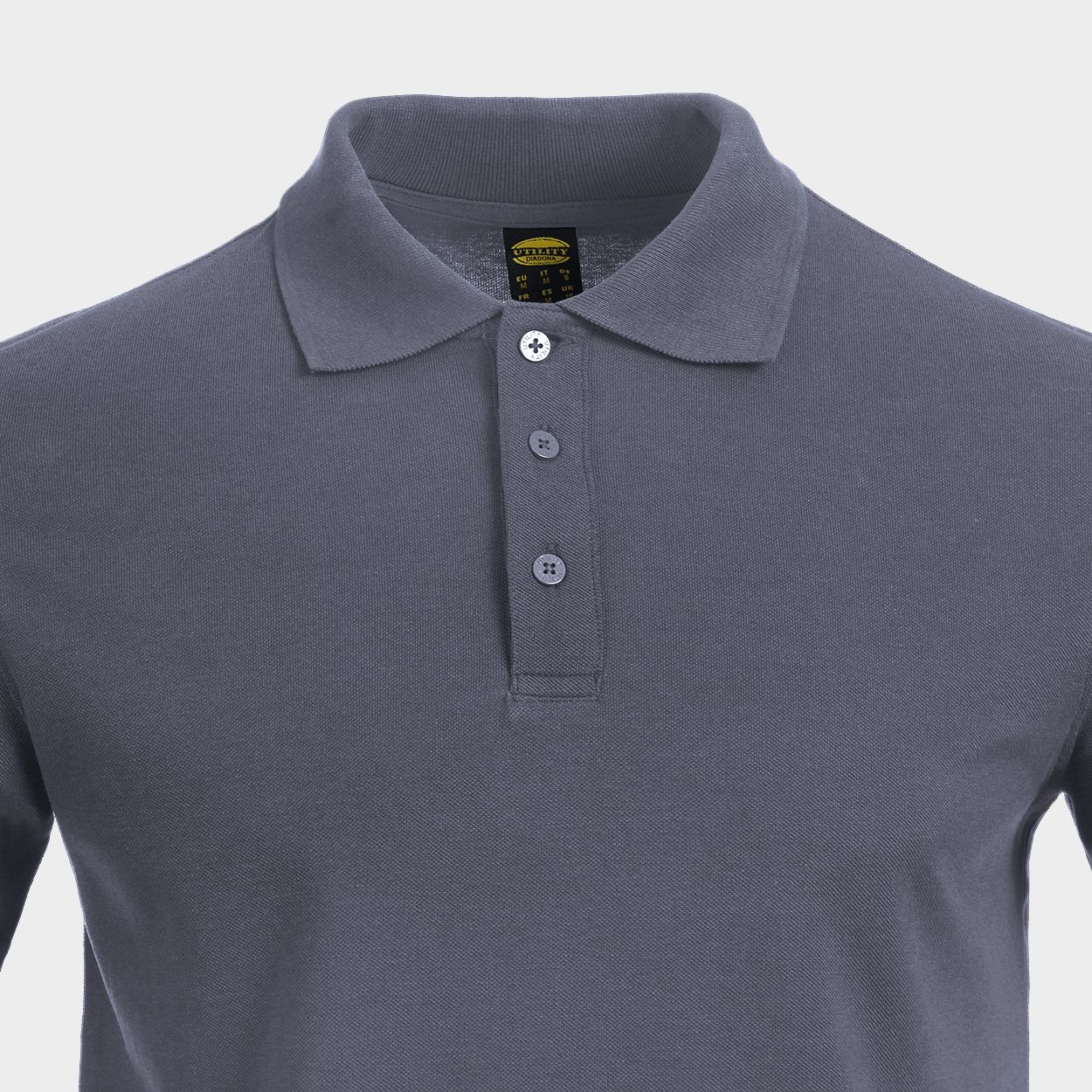 Tricou Polo DIADORA SMART 2.0 STEEL GREY - 5