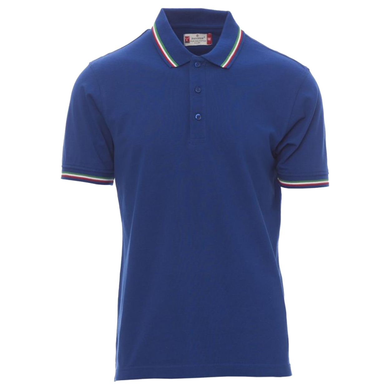 Тениска с яка PAYPER ITALIA ROYAL BLUE