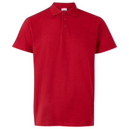 Tricou cu guler VELILLA ROȘU - 1