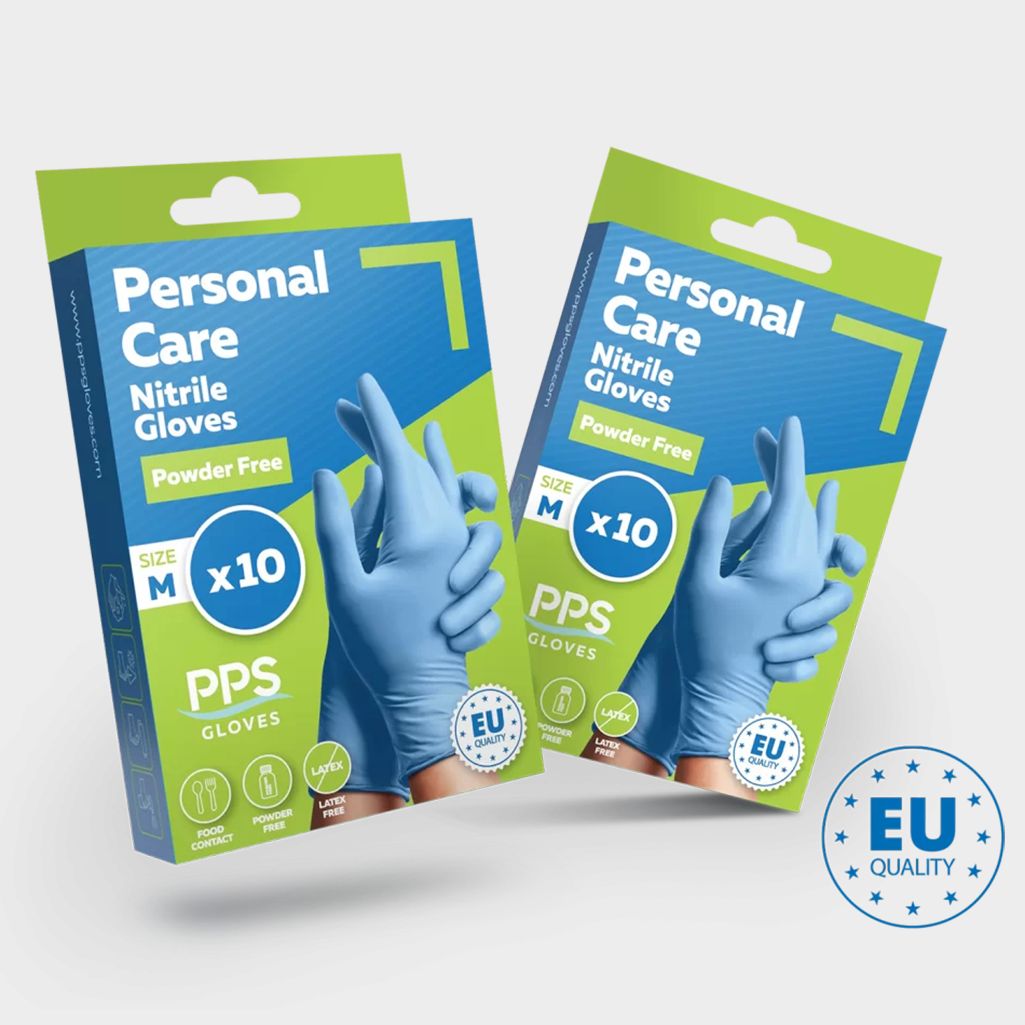 Powder-free nitrile gloves PPS PERSONAL CARE PF BLUE