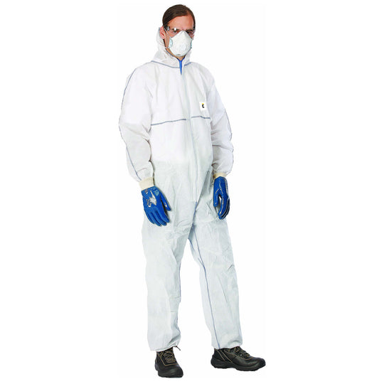 Protective hooded coverall CHEMSAFE MS1