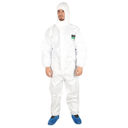 Combinezon de protecție cu glugă COVERALL ALB 2.0 PNG TYPE 5,6 - 1