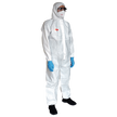 Ολόσωμη προστατευτική φόρμα με κουκούλα COVERALL WHITE TYPE 5, 6