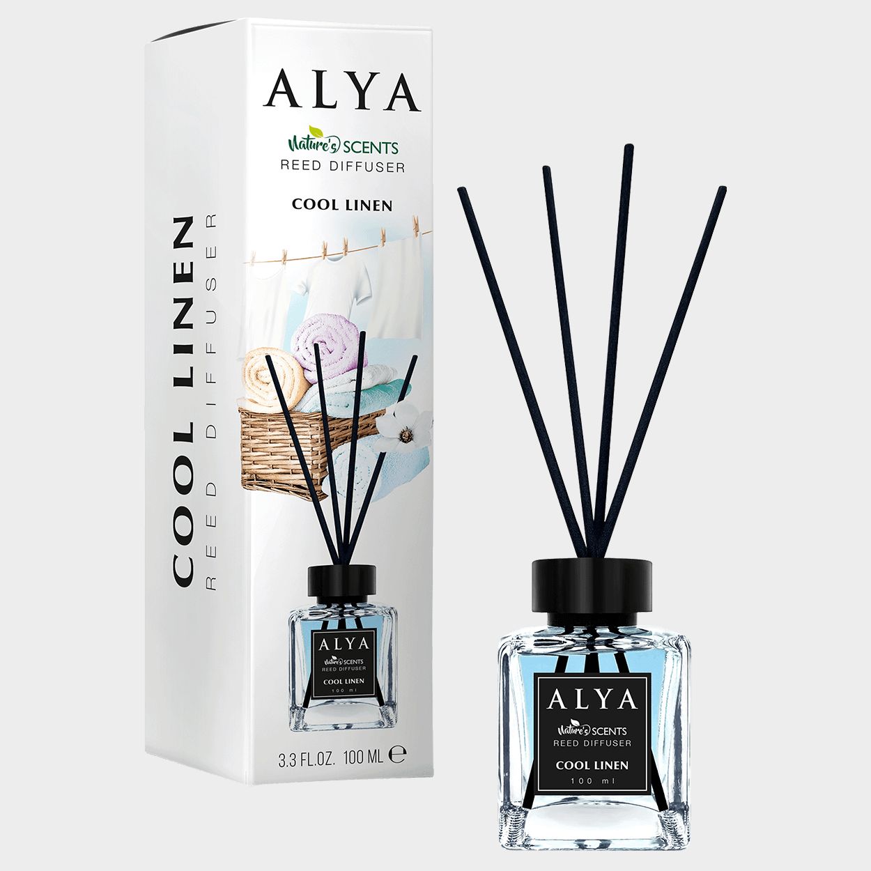 Reed diffuser ALYA REED DIF Cool Linen - 1