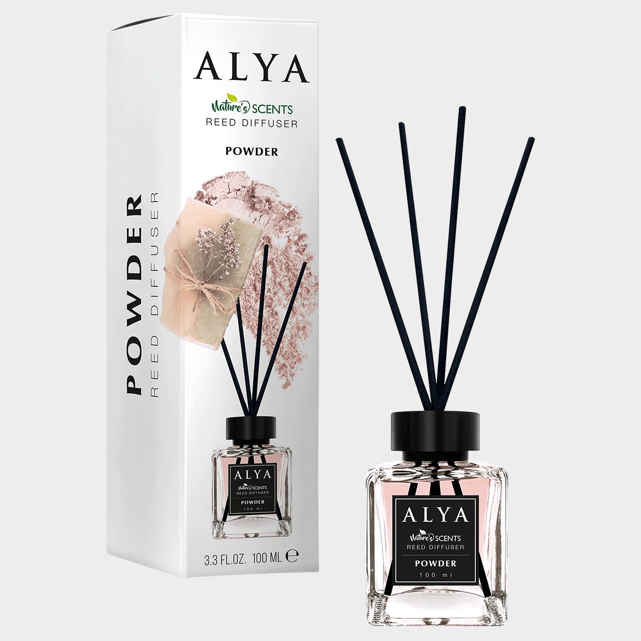 Difuzor cu bețișoare ALYA REED DIF Powder - 1