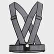 Светлоотразителен колан тип сбруя STENSO REFLECTIVE ELASTIC 2.0 HV BLACK - 1