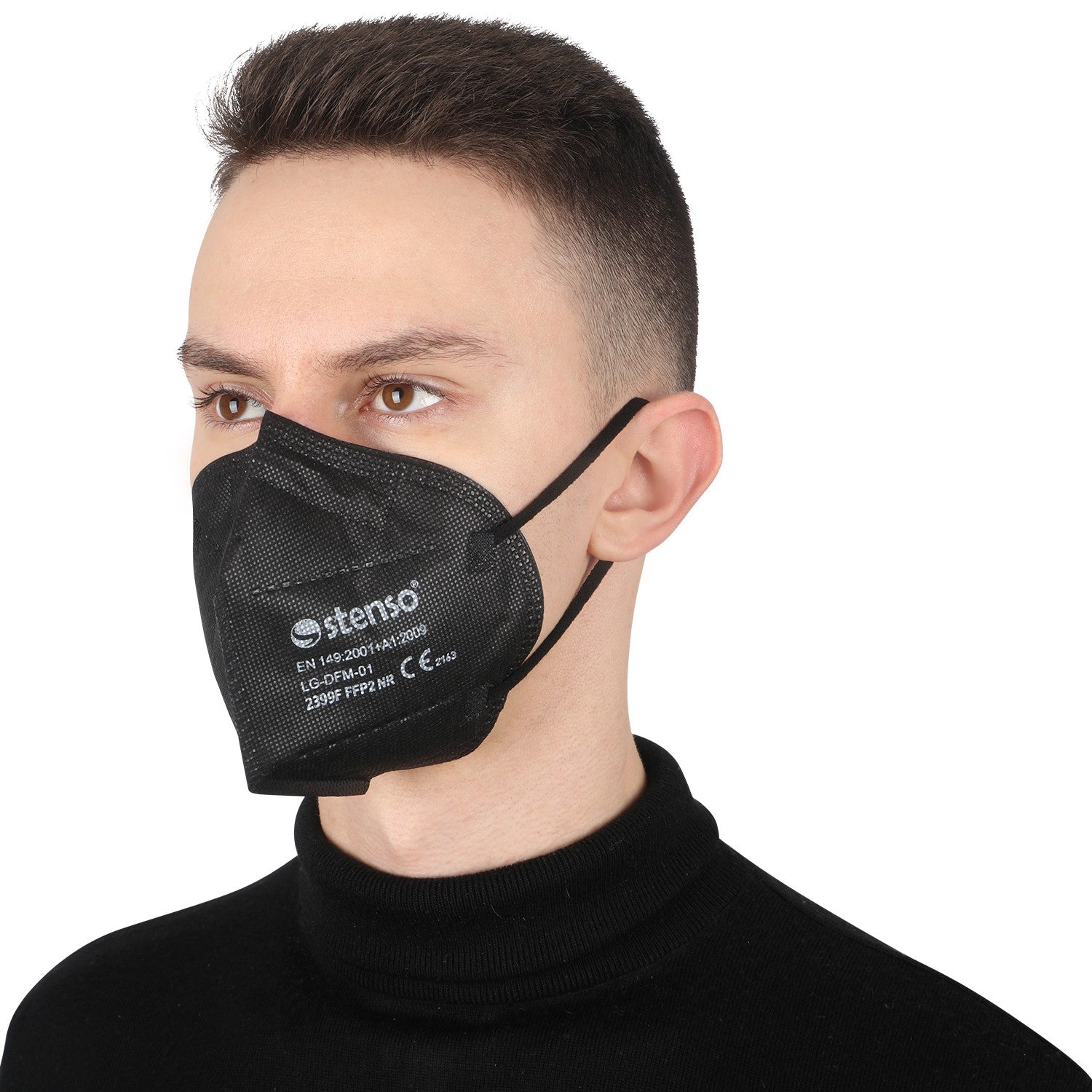 Μάσκα Προστασίας LG-DFM-О1 BLACK FFP2 NR - 2