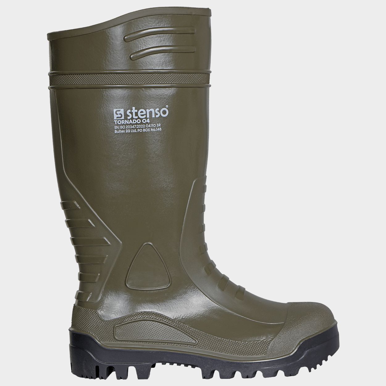 Cizme din cauciuc TORNADO O4 FO SR GREEN/BLACK - 1