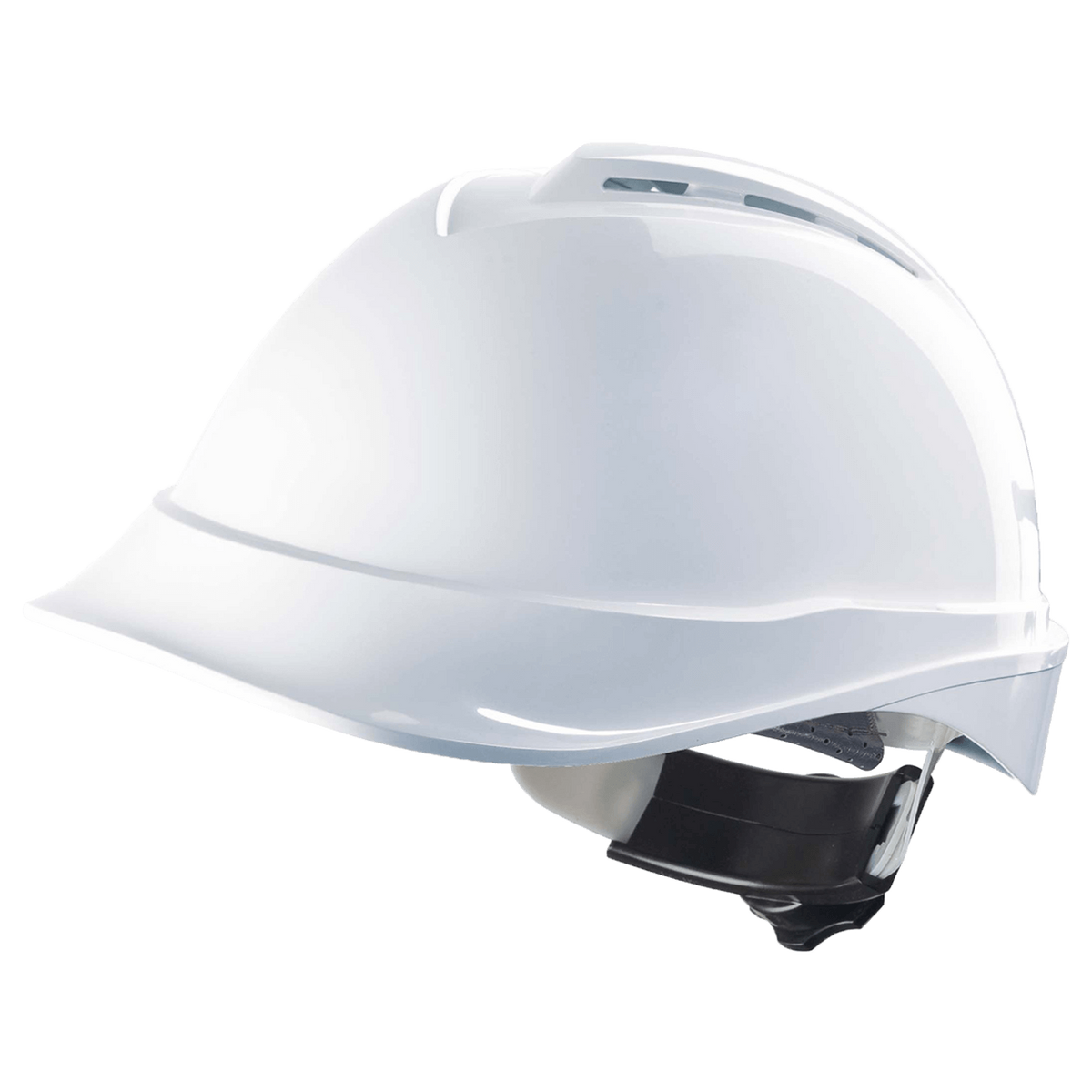 Cască de protecție, rezistență dielectrică 440V V-GARD ALB