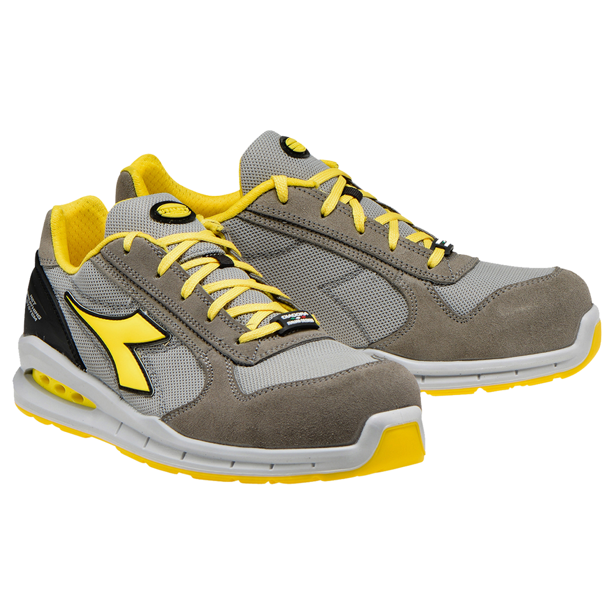 Παπούτσια ασφαλείας DIADORA RUN NET AIRBOX GREY/GREY LOW S1P SRC - 2