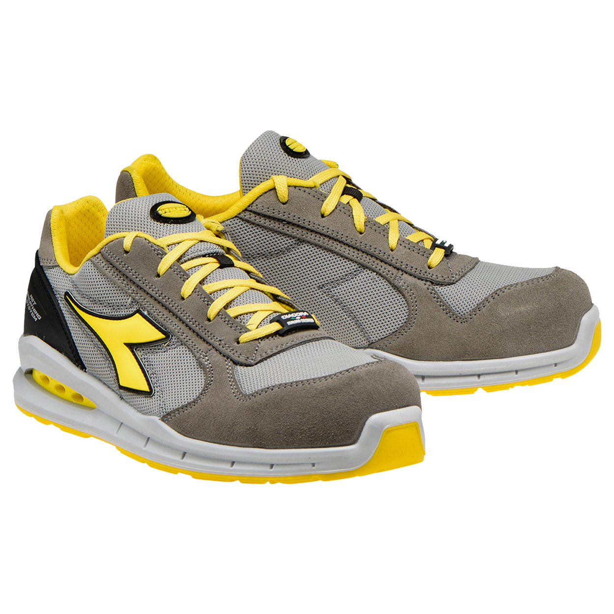 Παπούτσια ασφαλείας DIADORA RUN NET AIRBOX GREY/GREY LOW S1P SRC - 2