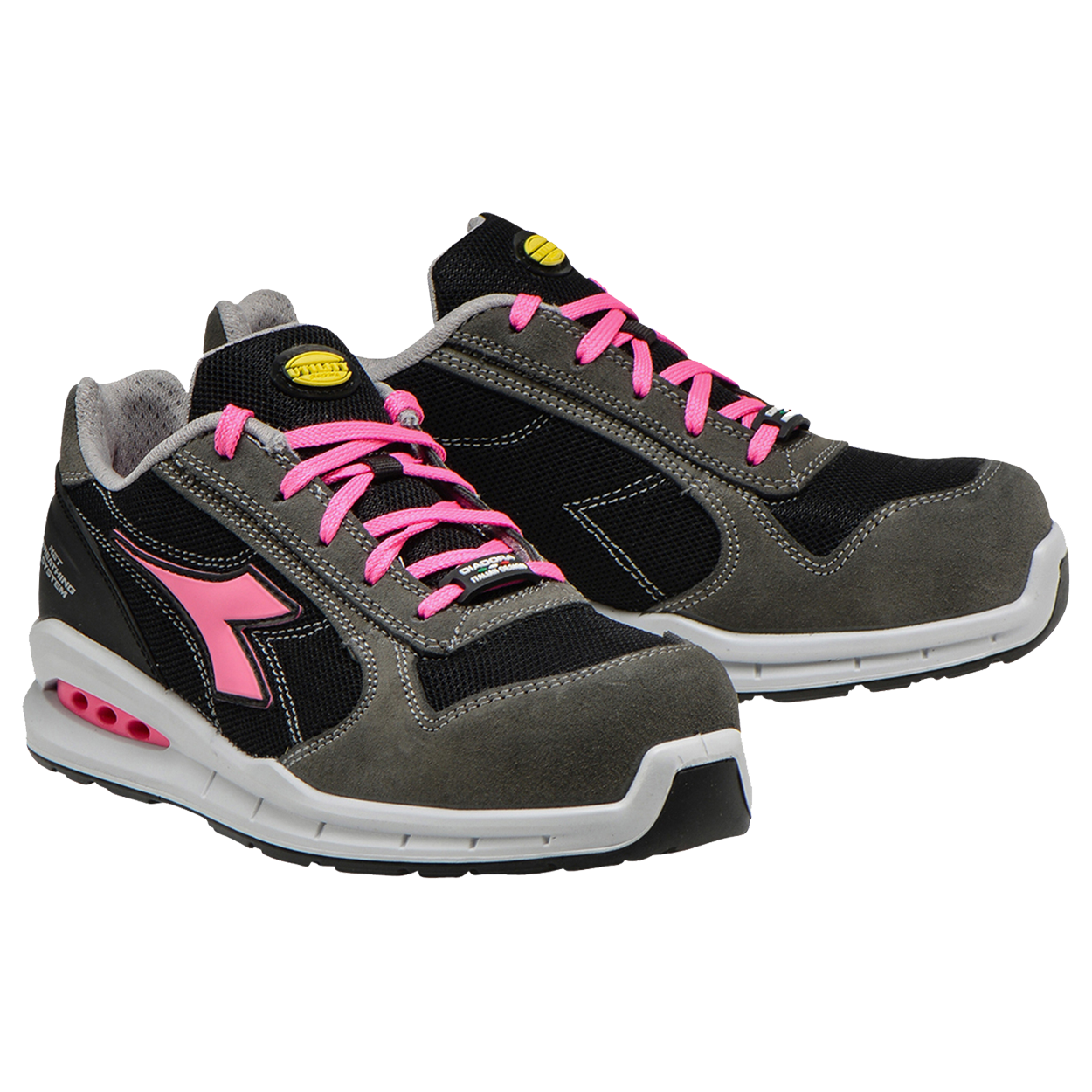 Παπούτσια ασφαλείας DIADORA RUN NET AIRBOX GREY/BLACK LOW S1P SRC - 2