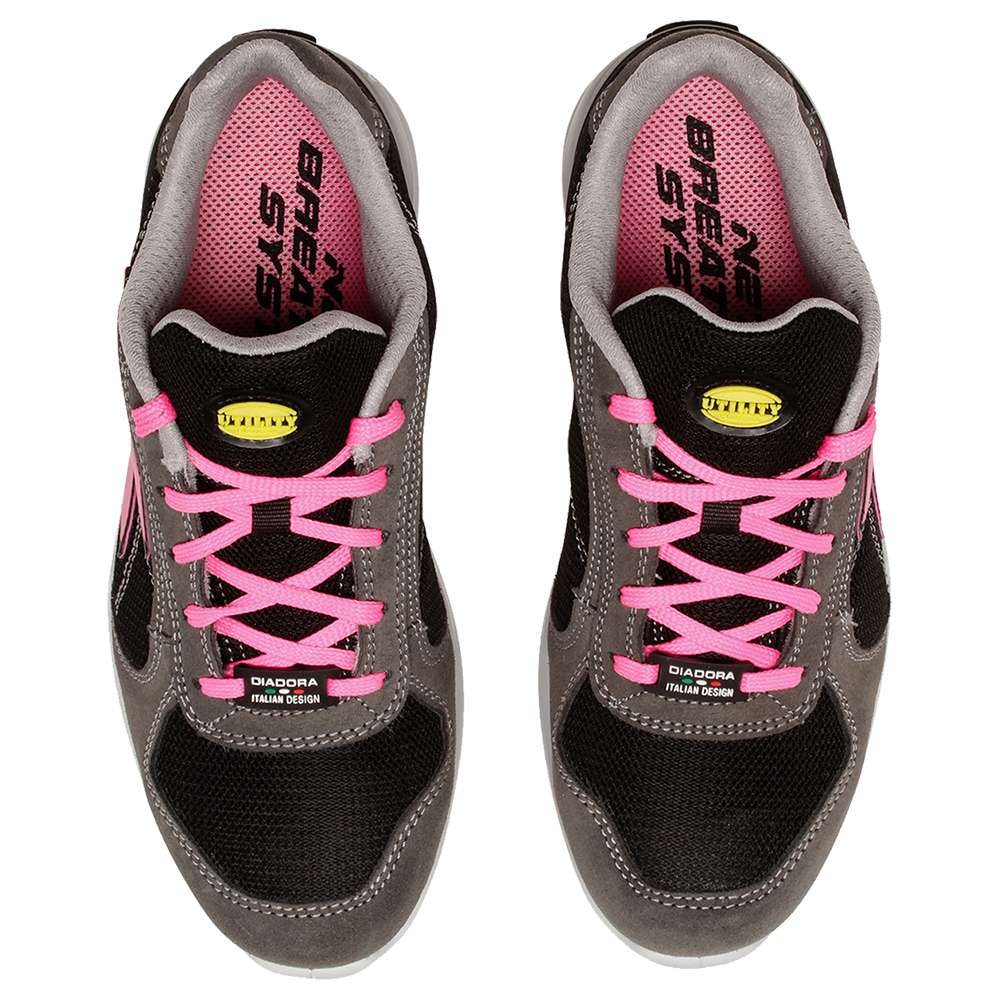 Παπούτσια ασφαλείας DIADORA RUN NET AIRBOX GREY/BLACK LOW S1P SRC - 3