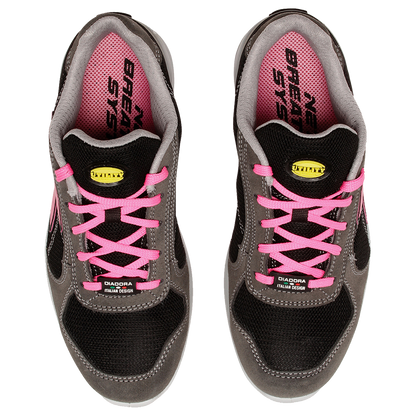 Παπούτσια ασφαλείας DIADORA RUN NET AIRBOX GREY/BLACK LOW S1P SRC - 3