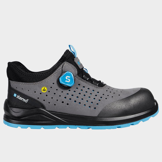 Pantofi de siguranță JETT S1PS ESD GRI/ALBASTRU - 1