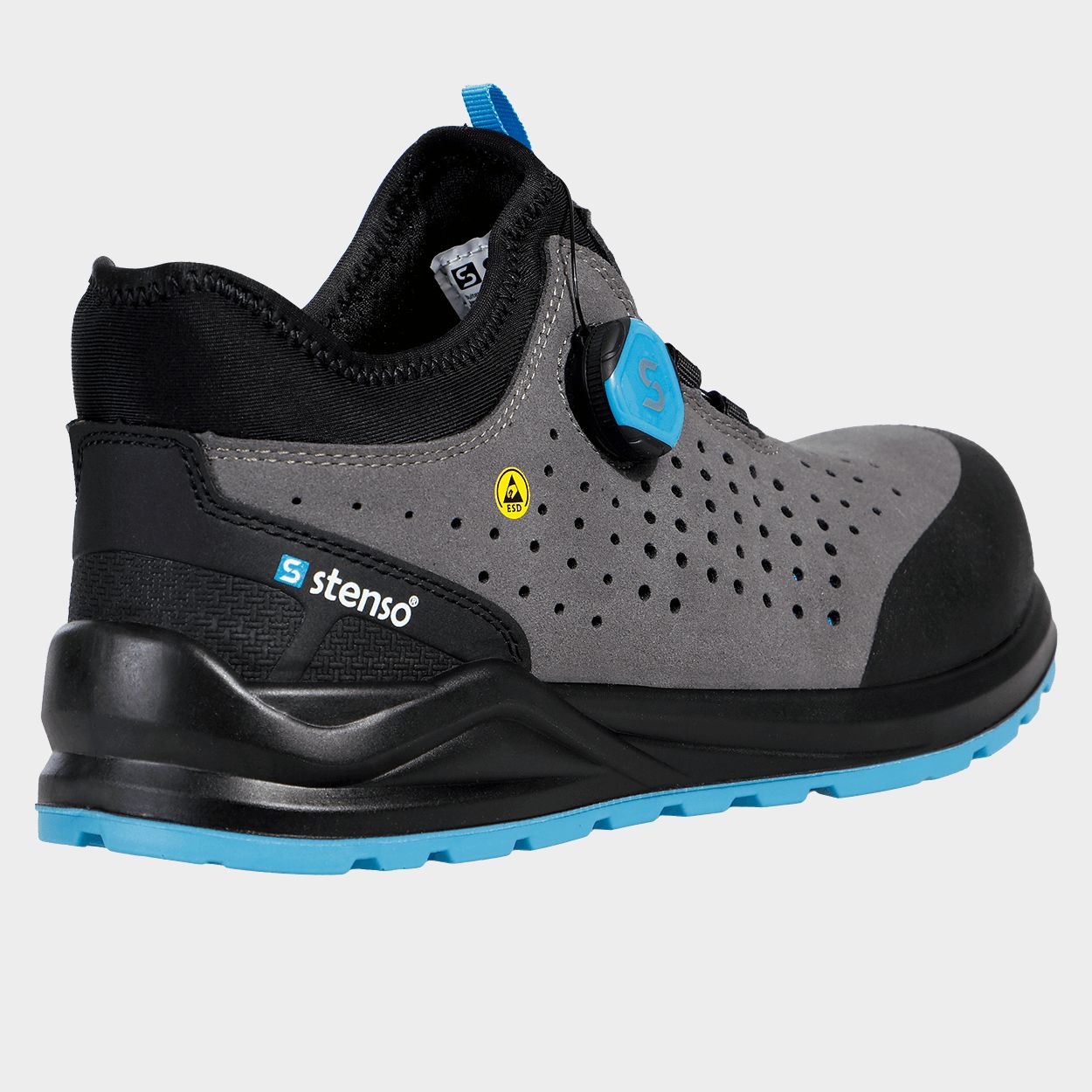Παπούτσια εργασίας JETT S1PS ESD GREY/BLUE - 5