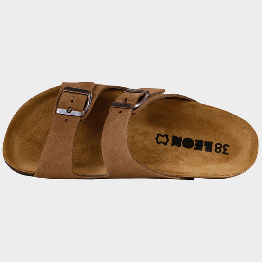 Papuci de dame LEON LADY BROWN SUEDE - 2