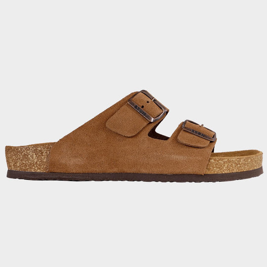 Papuci pentru bărbați LEON MAN BROWN SUEDE - 1