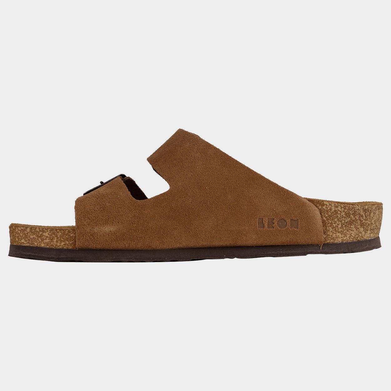 Papuci pentru bărbați LEON MAN BROWN SUEDE - 4