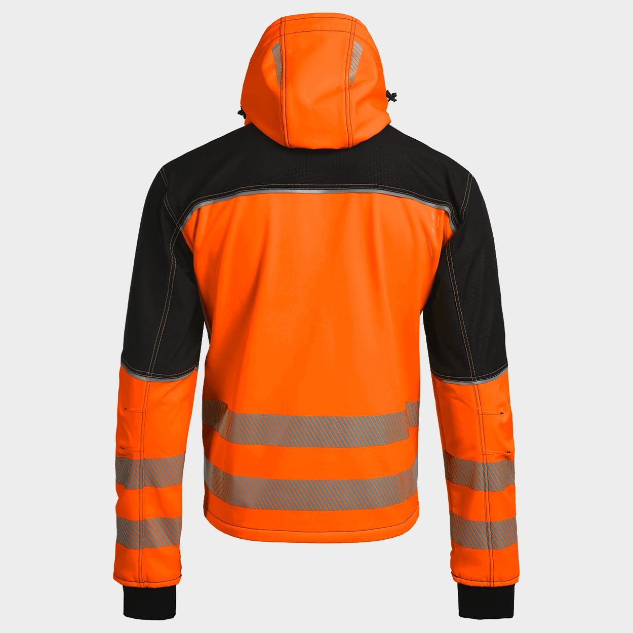 Softshell jacket PRISMA 2.0 HV ORANGE/BLACK - 2