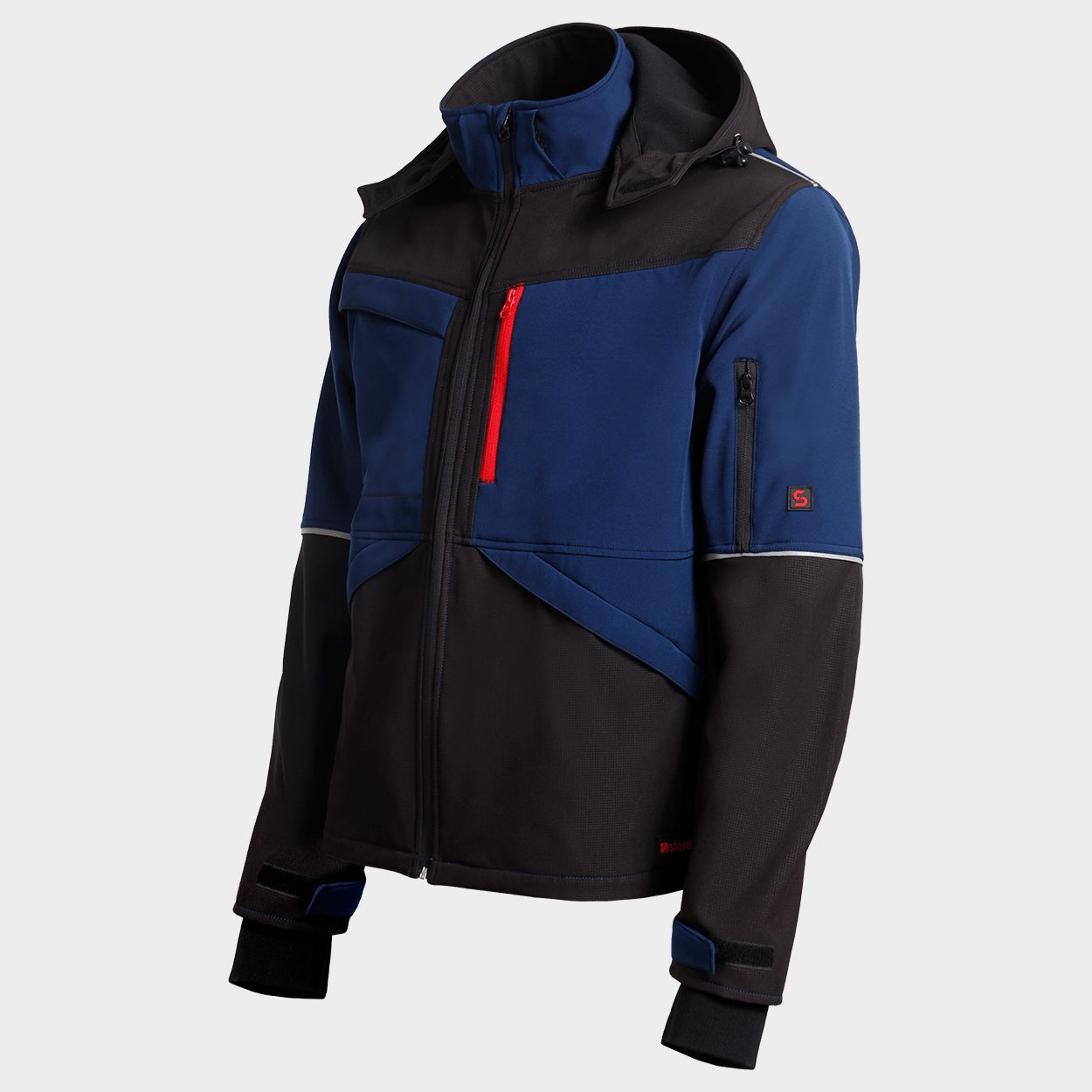 Jachetă softshell PRISMA SOFTSHELL 2.0 ALBASTRU NEGRU/ÎNCHIS - 3