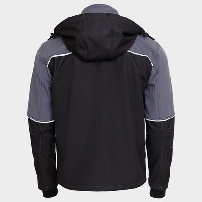 Jachetă softshell PRISMA SOFTSHELL 2.0 NEGRU/GRI - 2
