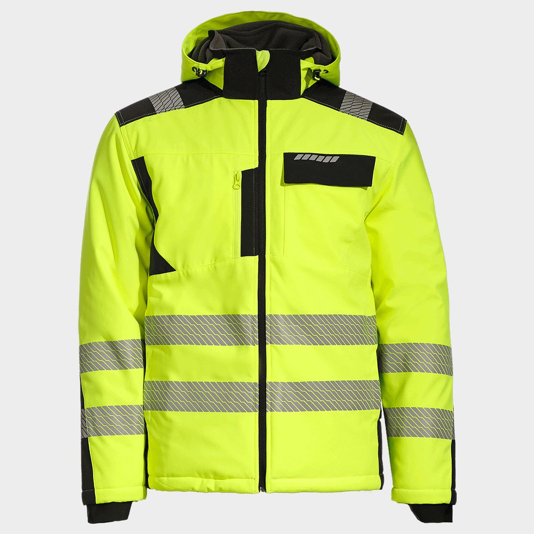 Jachetă softshell REVOLT HV WINTER YELLOW - 1