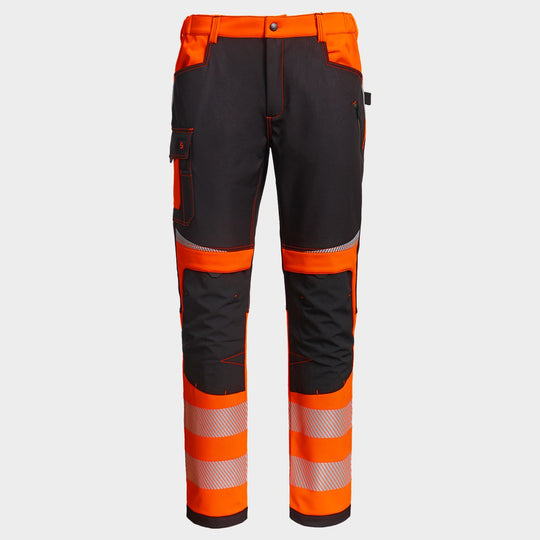 Pantaloni softshell PRISMA 2.0 HV ORANGE/BLACK - 1