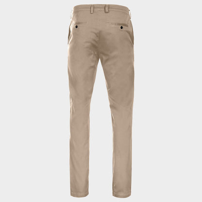 Αθλητικό-κομψό παντελόνι STENSO CHINO LIGHT BEIGE - 2