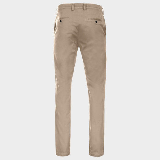 Pantaloni sport-eleganți STENSO CHINO BEJ DESCHIS - 2