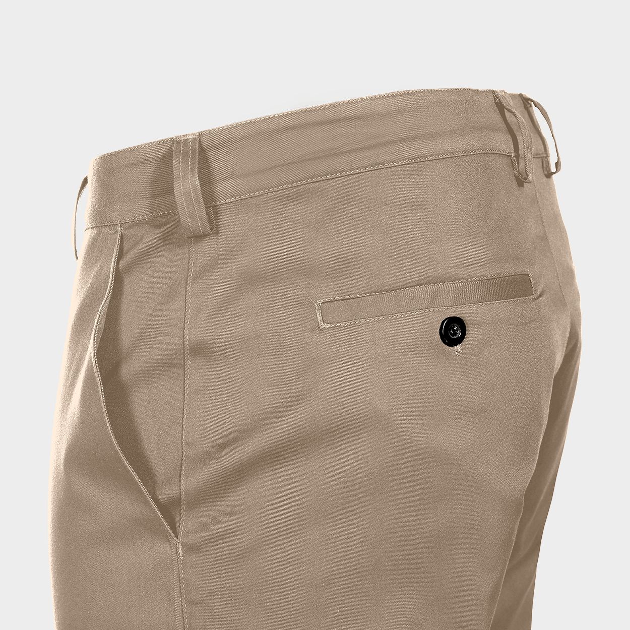 Αθλητικό-κομψό παντελόνι STENSO CHINO LIGHT BEIGE - 4