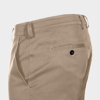 Αθλητικό-κομψό παντελόνι STENSO CHINO LIGHT BEIGE - 4
