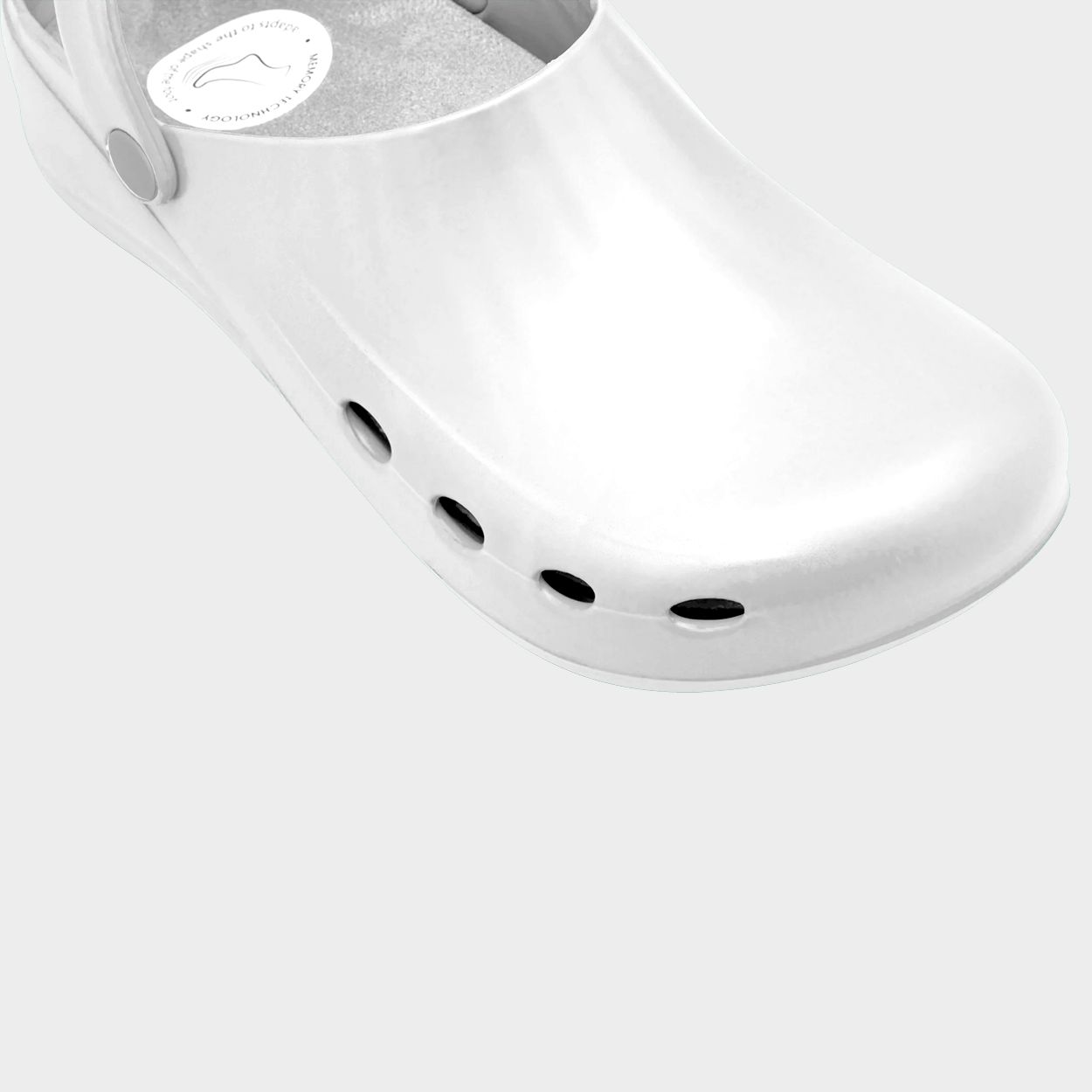 Saboți cu baretă PRIMA WHITE - 5