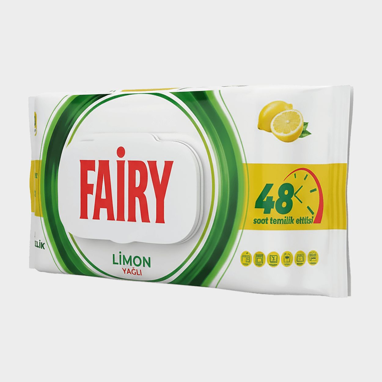 Șervețele umede pentru suprafețe FAIRY LEMON 100 buc. - 2