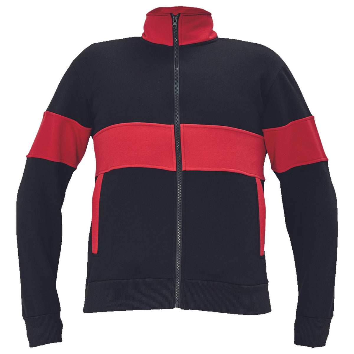 Суитшърт MAX BLACK/RED