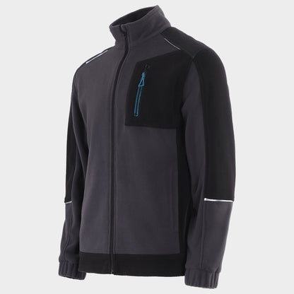 Hanorac REVOLT FLEECE GRI/NEGRU/PETROL - 3