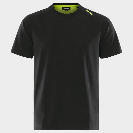 Κοντομάνικη μπλούζα FRISTADS HEAVY STRETCH BLACK - 1