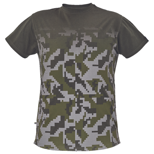Κοντομάνικη μπλούζα NEURUM DARK GREEN