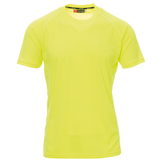 T-shirt PAYPER RUNNER FLUO YELLOW