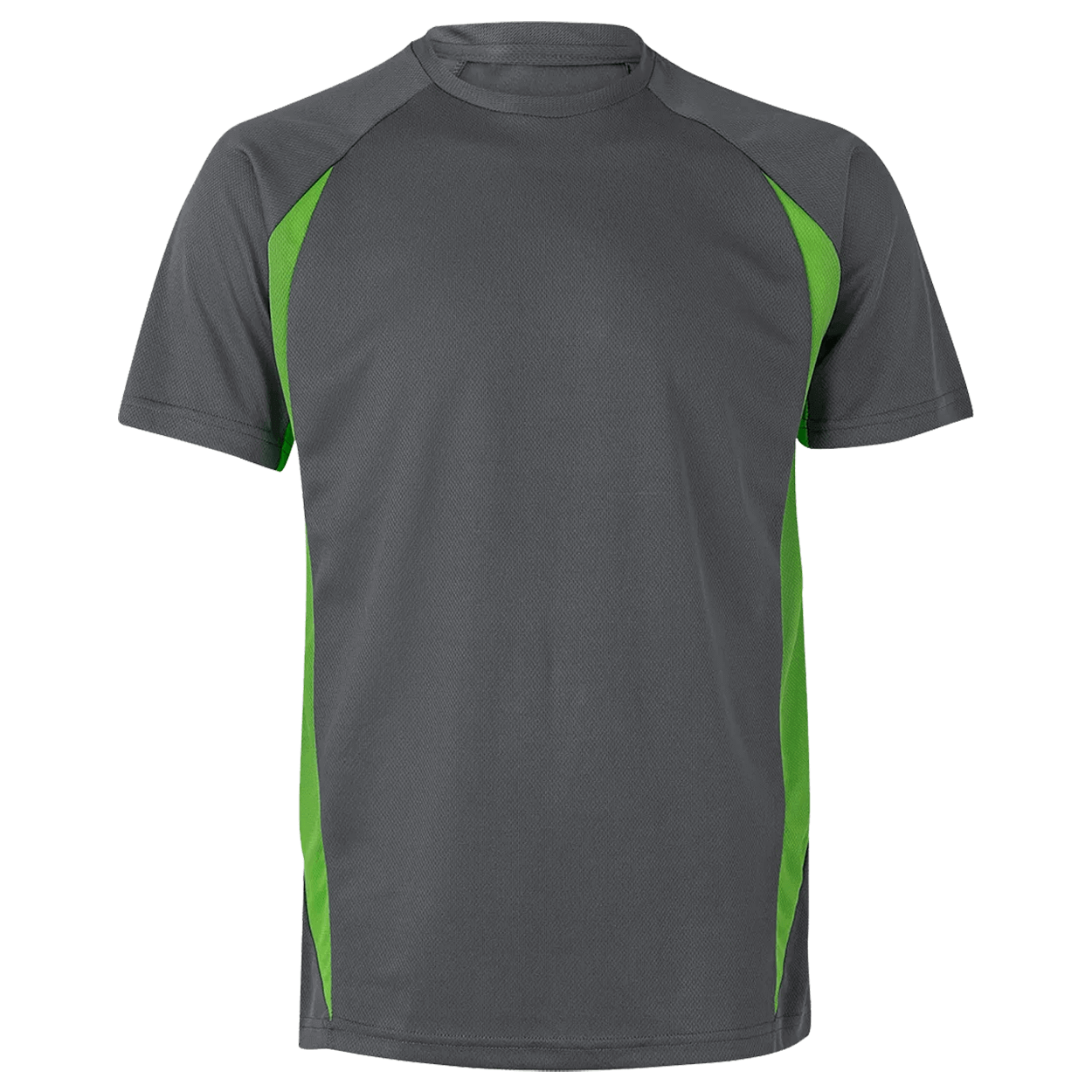 Tricou VELILLA GRI/VERDE - 1